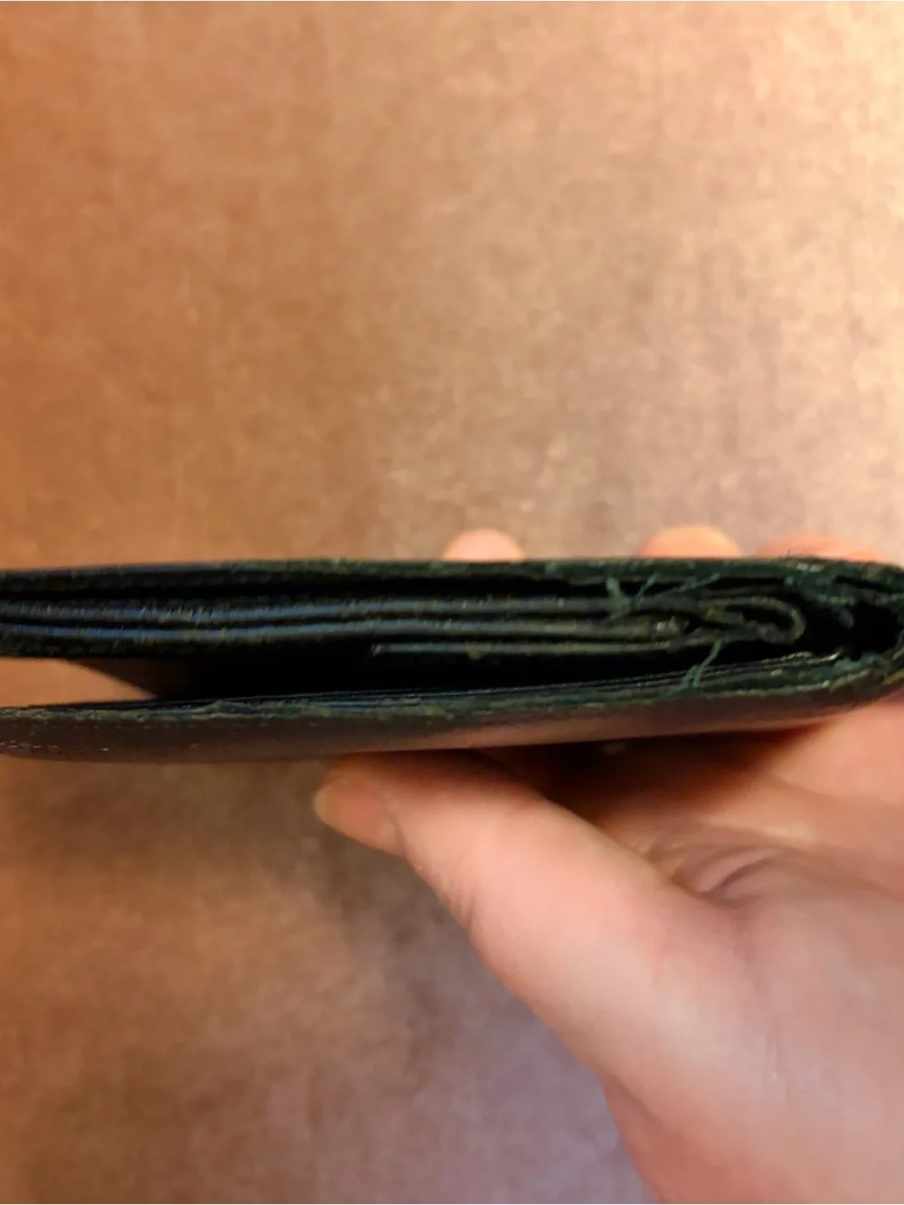 Vintage YSL Yves Saint Laurent Black Leather Men's Bifold Wallet - As Is / Poor